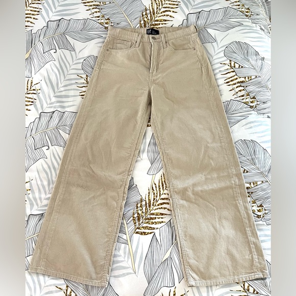 NWOT Gap Wide Leg Corduroy Pants Size 30 - Picture 2 of 10